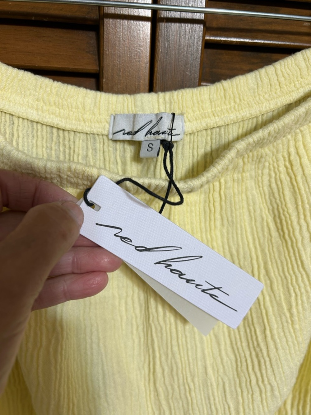 NWT Red Haute Yellow Pullon Maxi S Pastel Yellow Pullon Maxi Skirt Size S - Picture 4 of 5